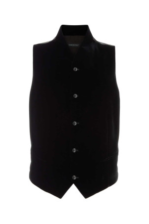 Black velvet vest GIORGIO ARMANI (GM004486TE10046)