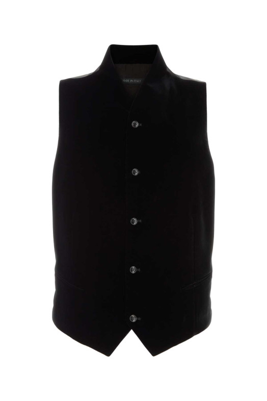 Black velvet vest GIORGIO ARMANI (GM004486TE10046)