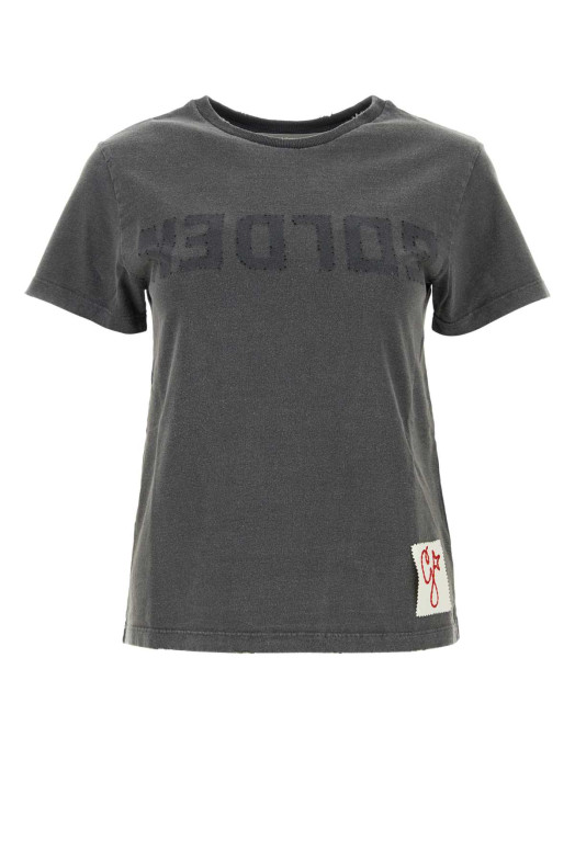Anthracite cotton Doris t-shirt GOLDEN GOOSE DELUXE BRAND (GWP01221P000671)