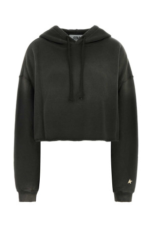 Slate cotton sweatshirt GOLDEN GOOSE DELUXE BRAND (GWP02699P002513)