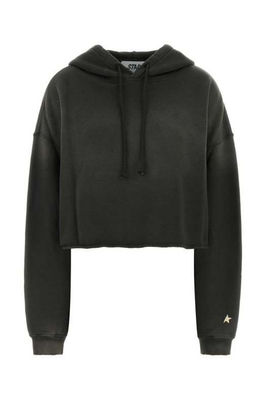 Slate cotton sweatshirt GOLDEN GOOSE DELUXE BRAND (GWP02699P002513)