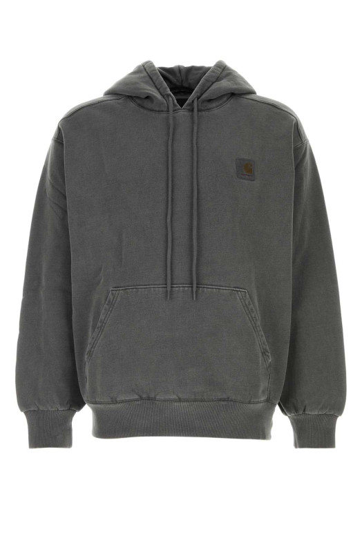 Dark grey cotton Hooded Vista Sweat CARHARTT WIP (I029523)
