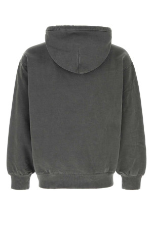 Dark grey cotton Hooded Vista Sweat CARHARTT WIP (I029523)