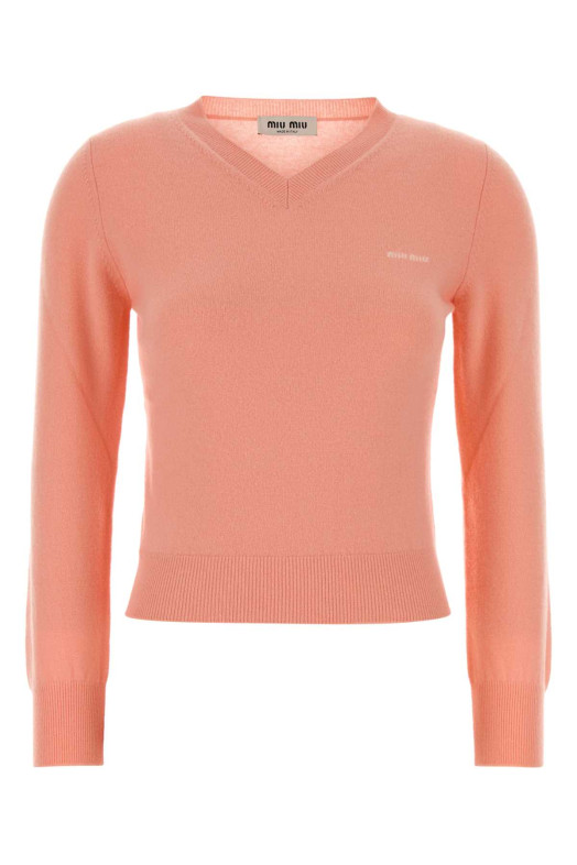 Salmon wool sweater MIU MIU (MML08KSOOO6600)