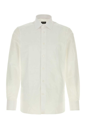 White poplin shirt ZEGNA (R301063A39MS0PA)