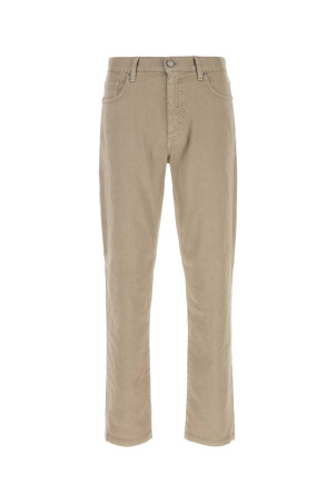 Beige stretch linen blend pant ZEGNA (RUHP16A3CITY)