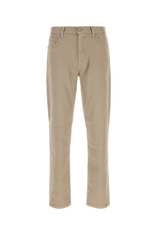 Beige stretch linen blend pant ZEGNA (RUHP16A3CITY)