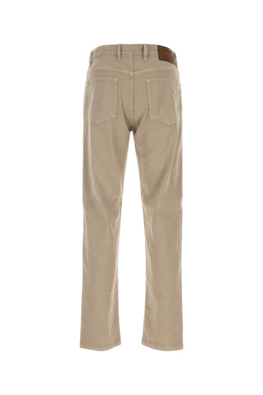 Beige stretch linen blend pant ZEGNA (RUHP16A3CITY)