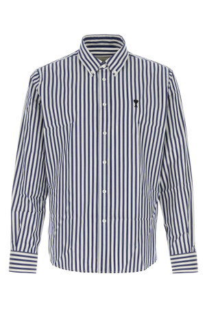 QUOTA-CONTRASTEDAMIDECOEURBUTTONDOWNCOLLARCLASSICF Denim AMI (USH878CO0250)