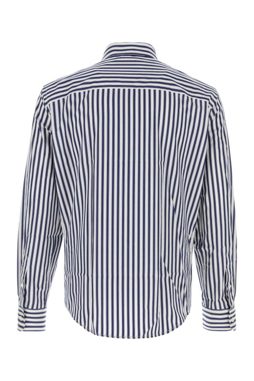 QUOTA-CONTRASTEDAMIDECOEURBUTTONDOWNCOLLARCLASSICF Denim AMI (USH878CO0250)