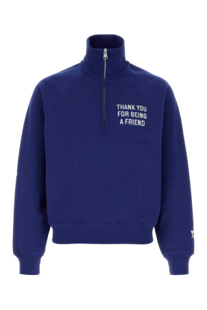 Blue cottons sweatshirt AMI (USW804JE0259)