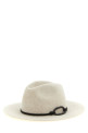 'Fedora' hat with wide brim and cord Beige