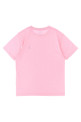 Logo embroidery t-shirt Pink