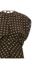 Polka Rhythm dress Brown