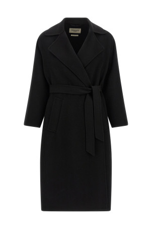 'Operoso' dressing gown coat Black