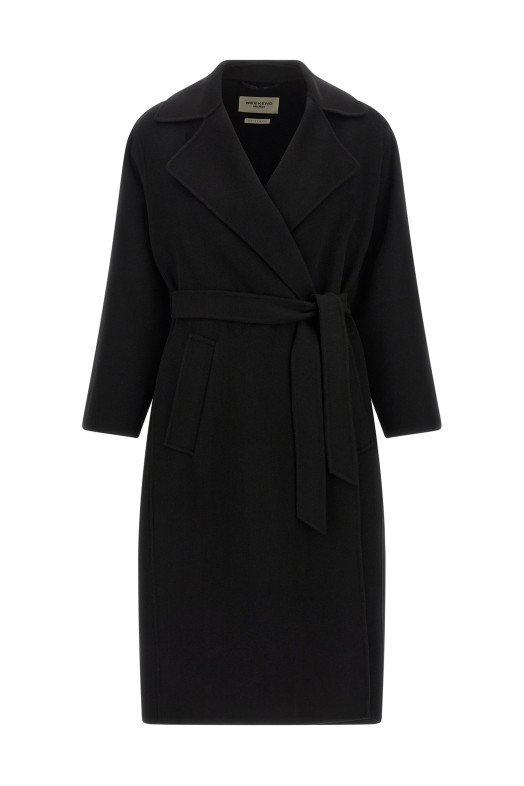 'Operoso' dressing gown coat Black