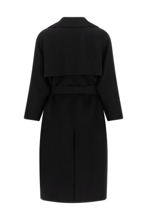 'Operoso' dressing gown coat Black
