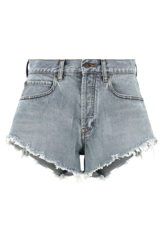 Denim shorts BLUE