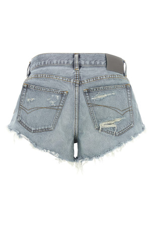 Denim shorts BLUE