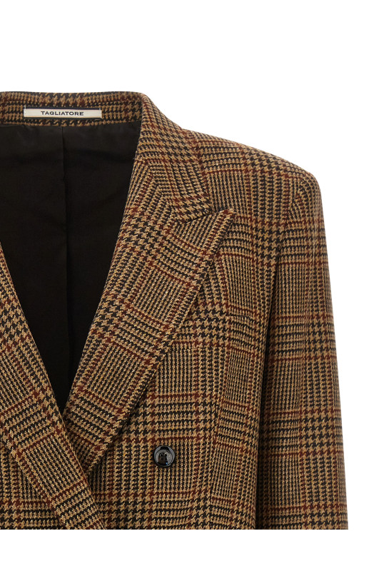 'Jasmine' double-breasted blazer Brown