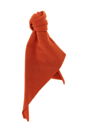 Knitted scarf orange
