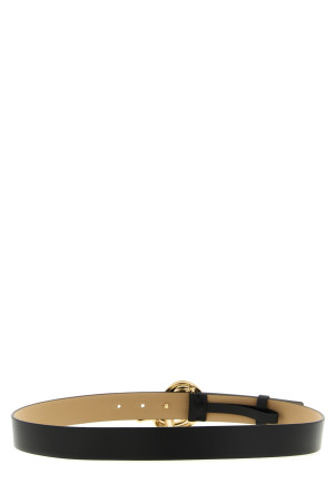 Knot buckle belt Black