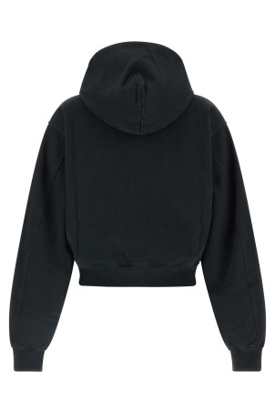 'Zip-Up Hoodie' sweatshirt Black