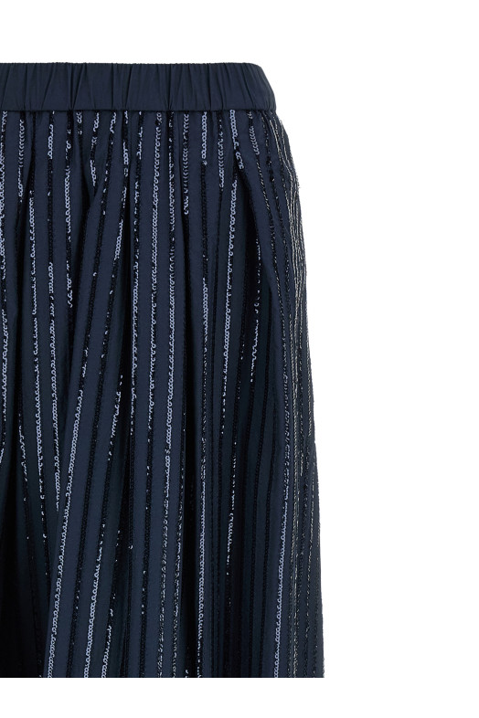 'Fiordi' sequin skirt Blue