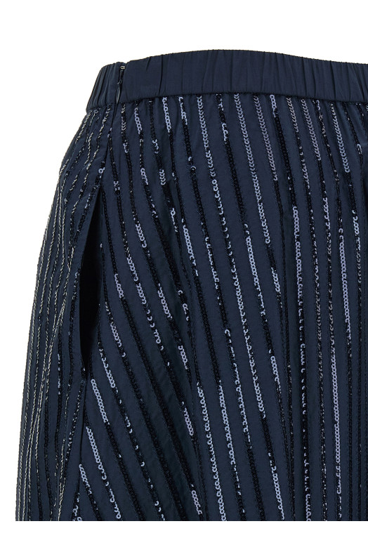 'Fiordi' sequin skirt Blue