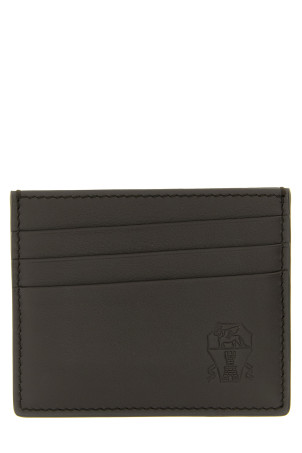 Logo card holder Black