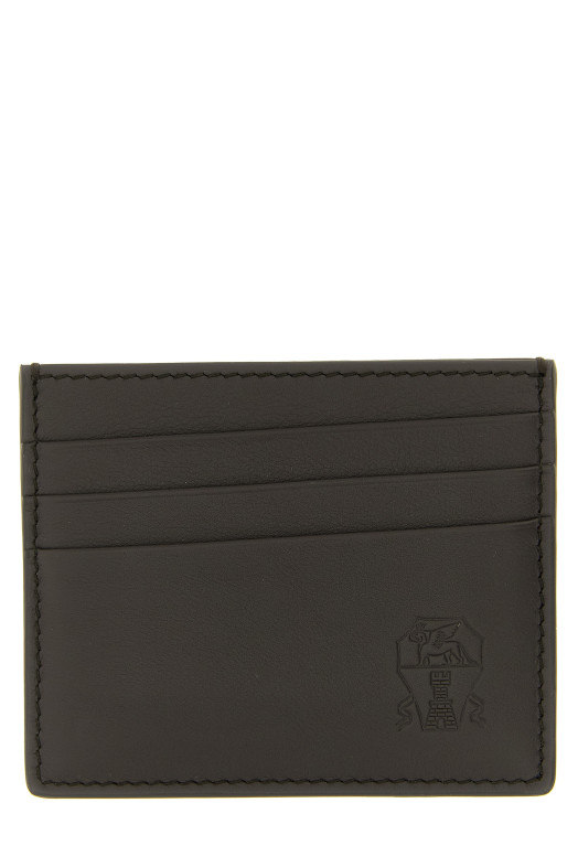 Logo card holder Black