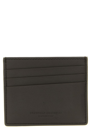 Logo card holder Black