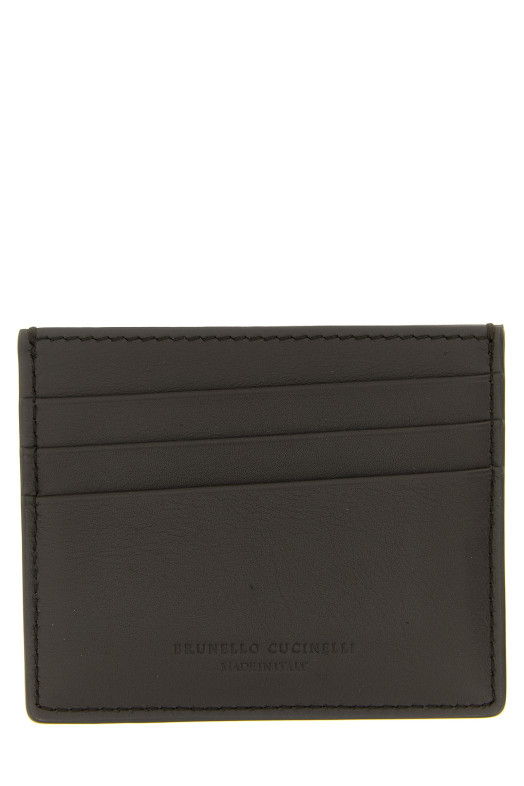 Logo card holder Black