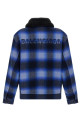 Flannel bomber jacket Blue