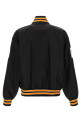 'Varsity' bomber jacket Black