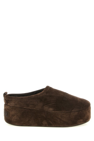 'Alaska' platform mules Brown