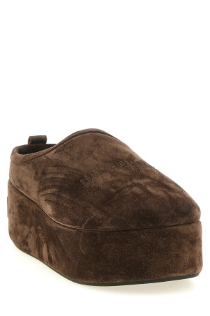 'Alaska' platform mules Brown