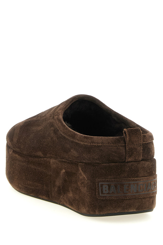 'Alaska' platform mules Brown