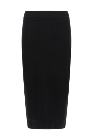 'Gamma' knit sheath skirt Black