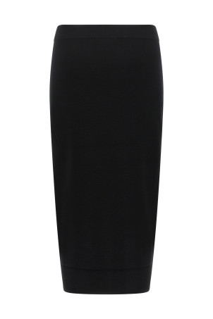 'Gamma' knit sheath skirt Black