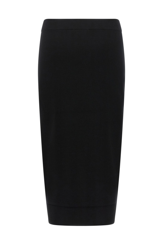 'Gamma' knit sheath skirt Black