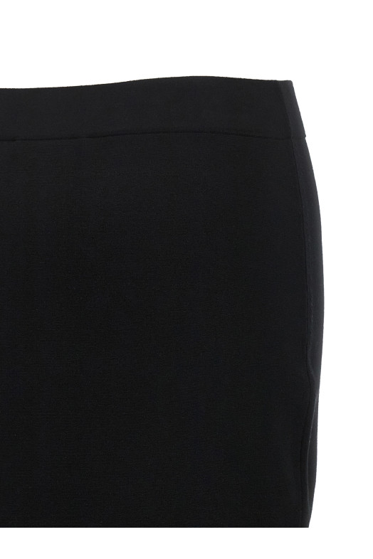 'Gamma' knit sheath skirt Black