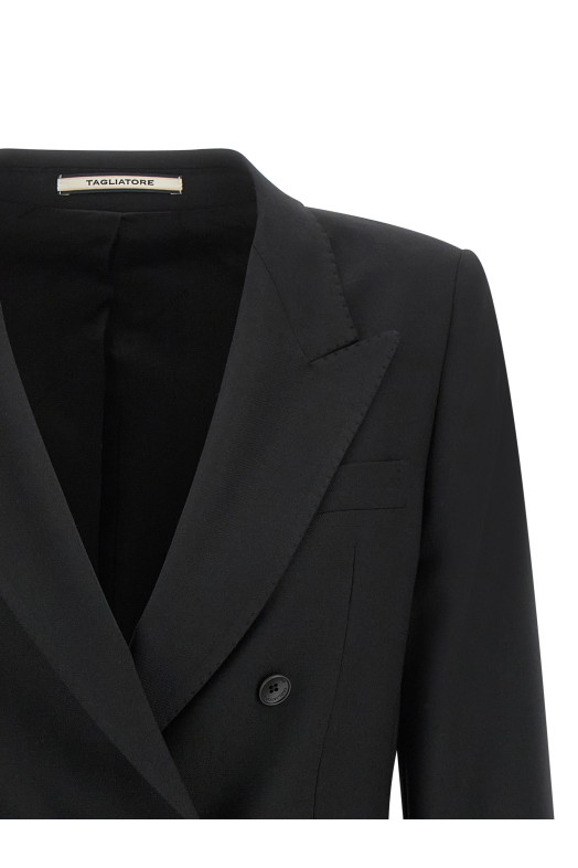'Parigi' double-breasted blazer Black