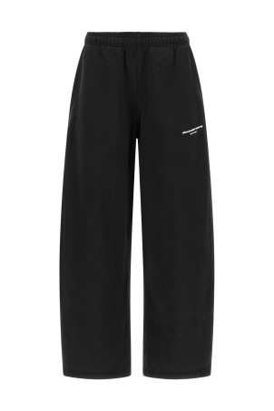 Logo fleece pants Black