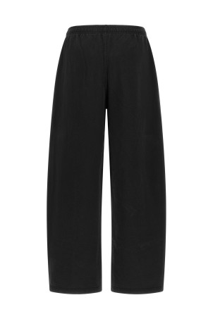 Logo fleece pants Black