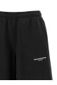 Logo fleece pants Black