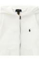 Zipped hoodie White