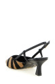 Vinnie pony hair slingbacks Multicolor