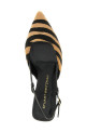 Vinnie pony hair slingbacks Multicolor