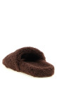 'Furry' open sandals Brown